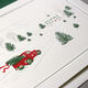 Bringing Home the Tree Folded Holiday Cards- Raised Ink Image 2 of 3